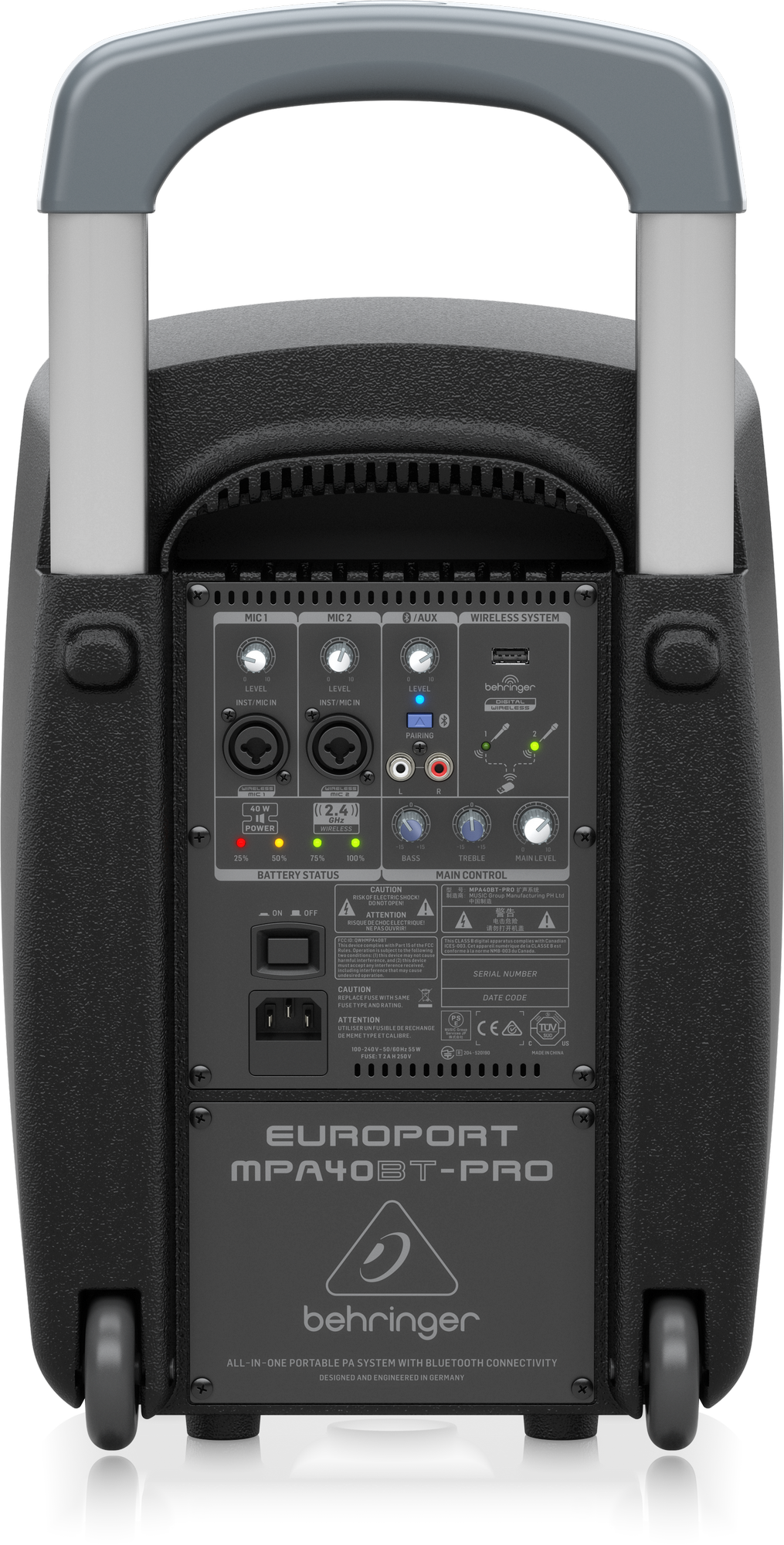 EUROPORT MPA40BT PRO back
